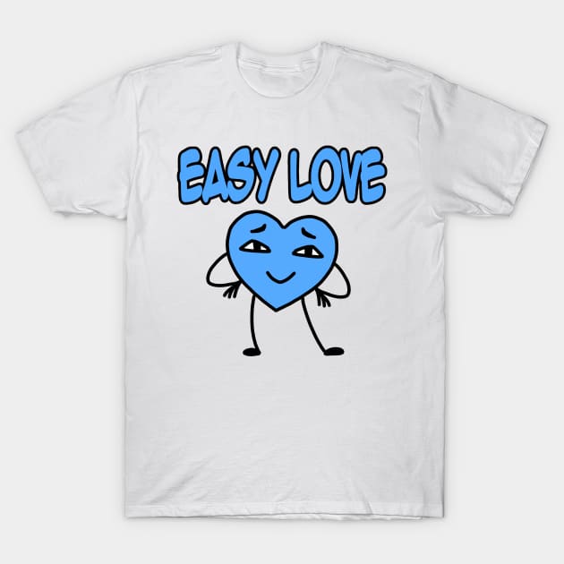 Easy love blue T-Shirt by L’étoile stéllaire